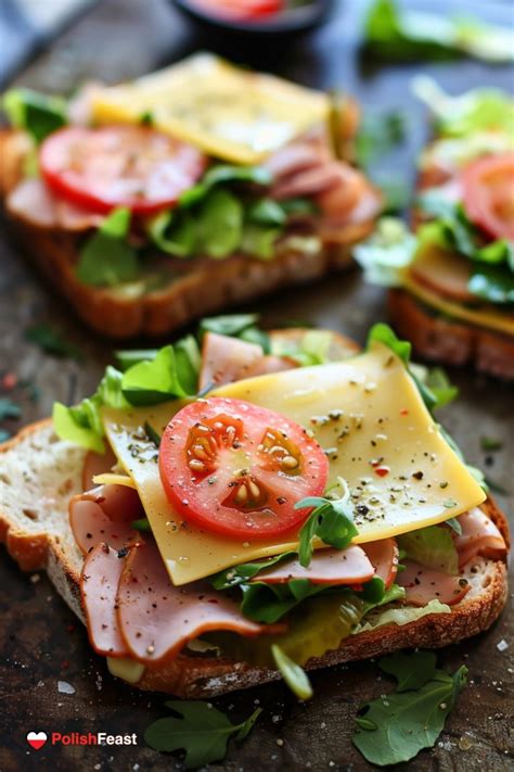 Polish Open Faced Sandwich – Kanapki Recipe